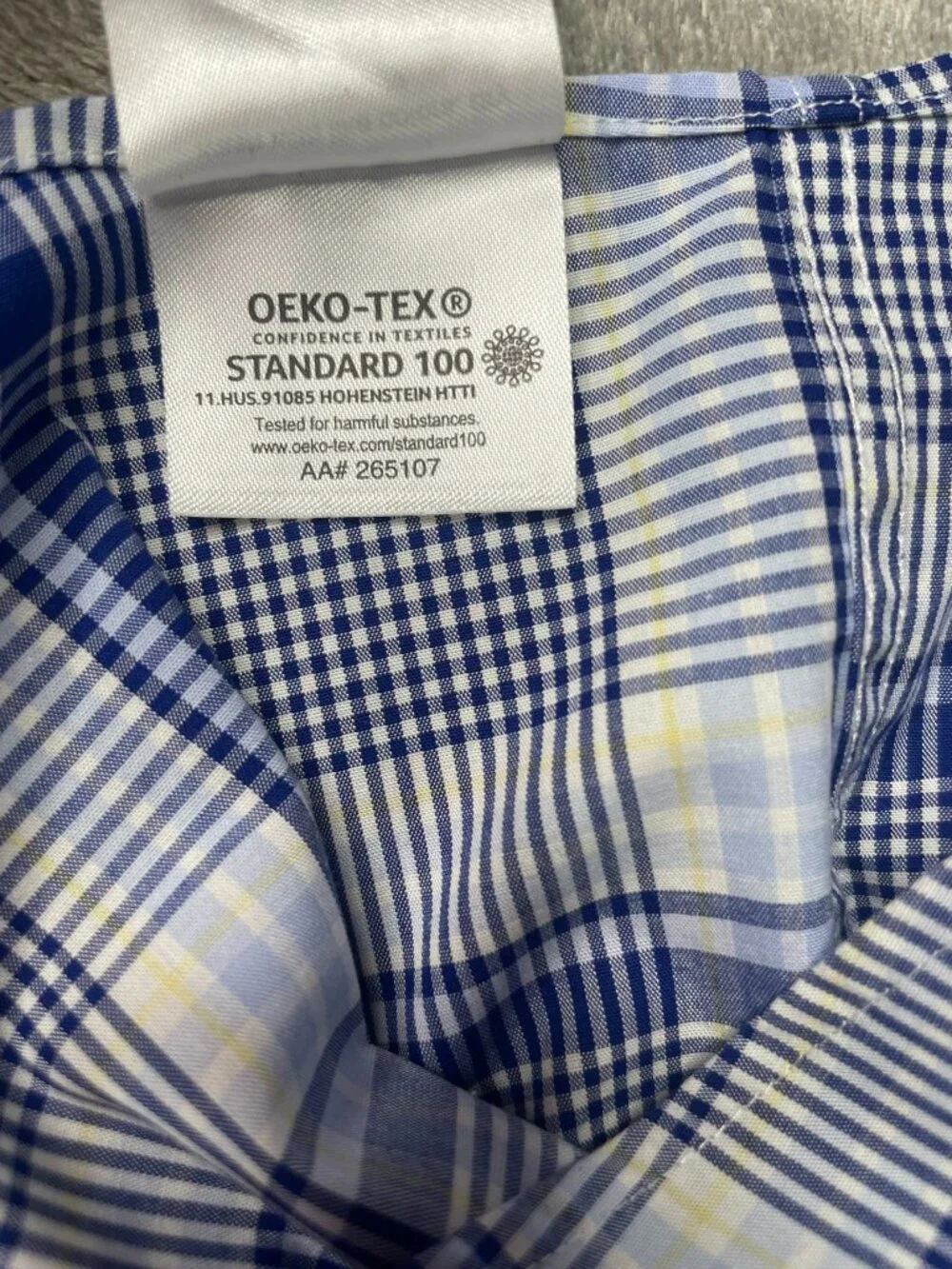 Michael Kors Men's XL Blue Plaid Airsoft Stretch Button Down Shirt Regular Fit